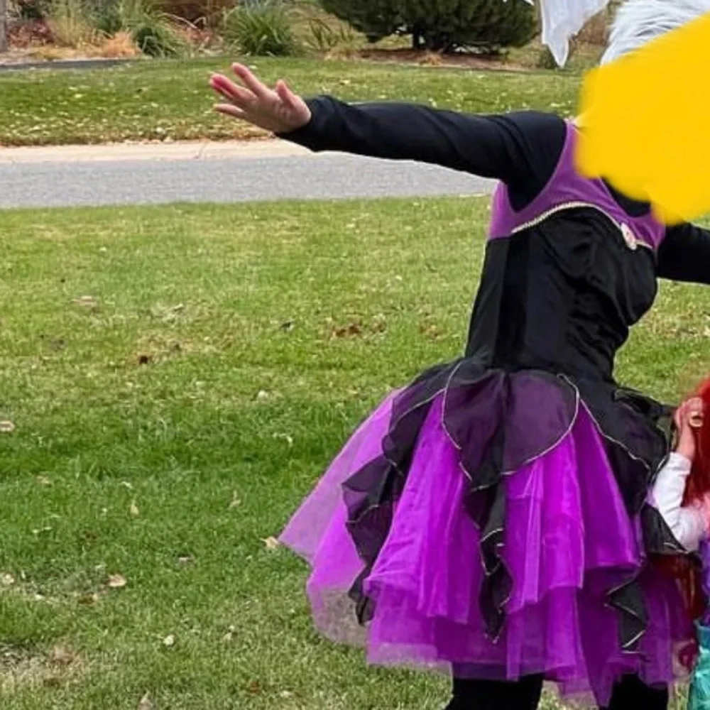 Worn once! Xxs Ursula tutu costume. - Picture 2 of 3